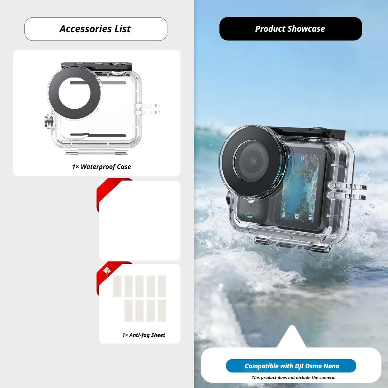 TELESIN 60M Diving Waterproof  - Fishing Boat Cover ulasan dan harga