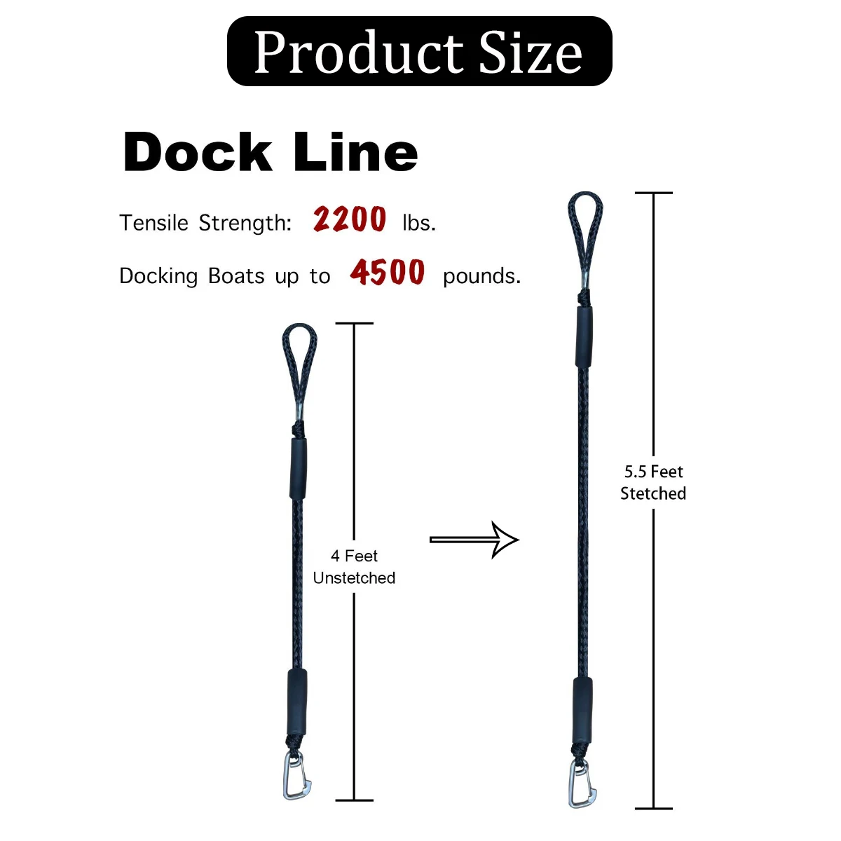 2/1PCS Elastic Bungee Mooring  - Fishing Boat Anchor ulasan dan harga